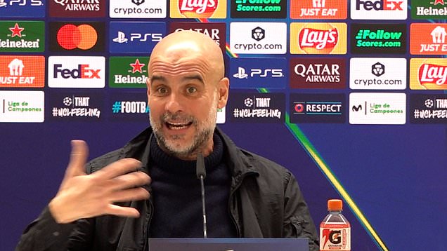 Guardiola urges City players to not 'make mistakes' against Real Madrid