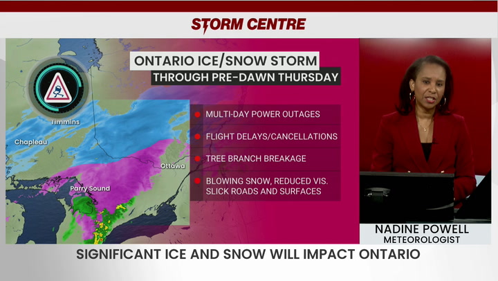 Ice storm to hit parts of Ontario with up to 24 hours of freezing rain
