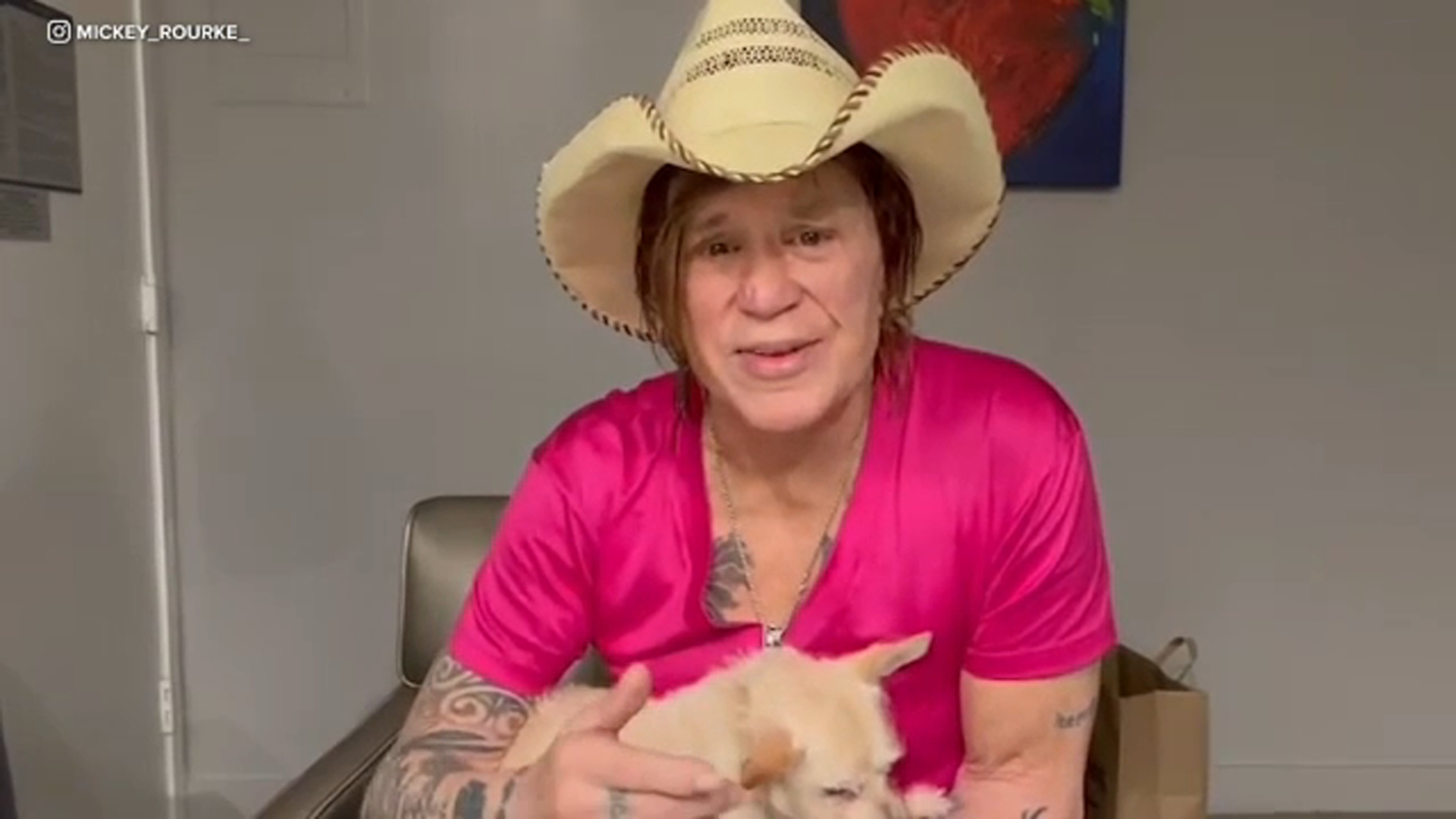 Mickey Rourke evicted from Los Angeles home after falling behind on rent