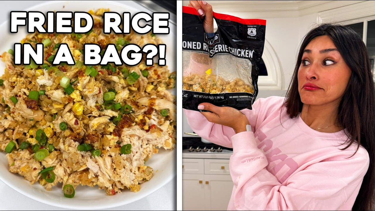Viral fried rice in a bag! Low carb + high protein