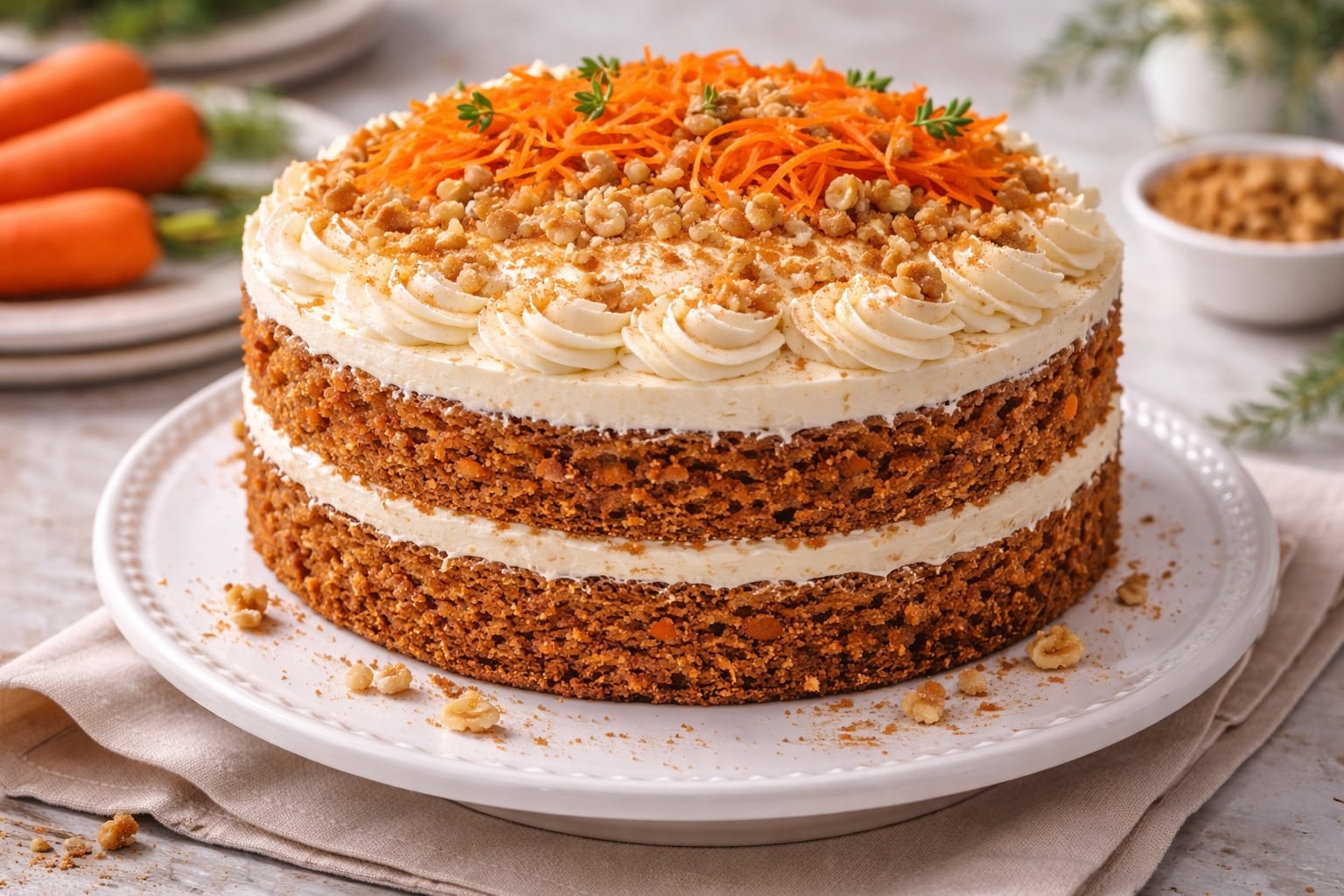 Sin harina ni manteca: cómo hacer la mejor carrot cake para la merienda ...