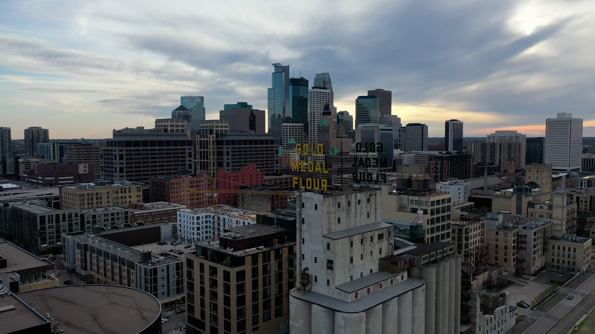 Drone views of Minneapolis, Minnesota, part 1