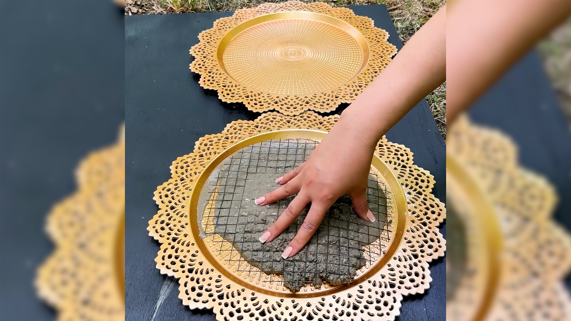 Unique DIY concrete idea for your outdoor space