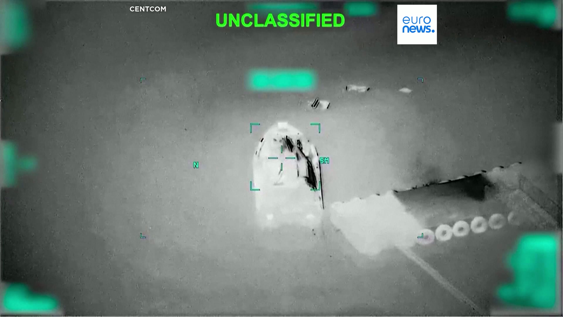 US military releases footage of strikes on Iranian naval vessels