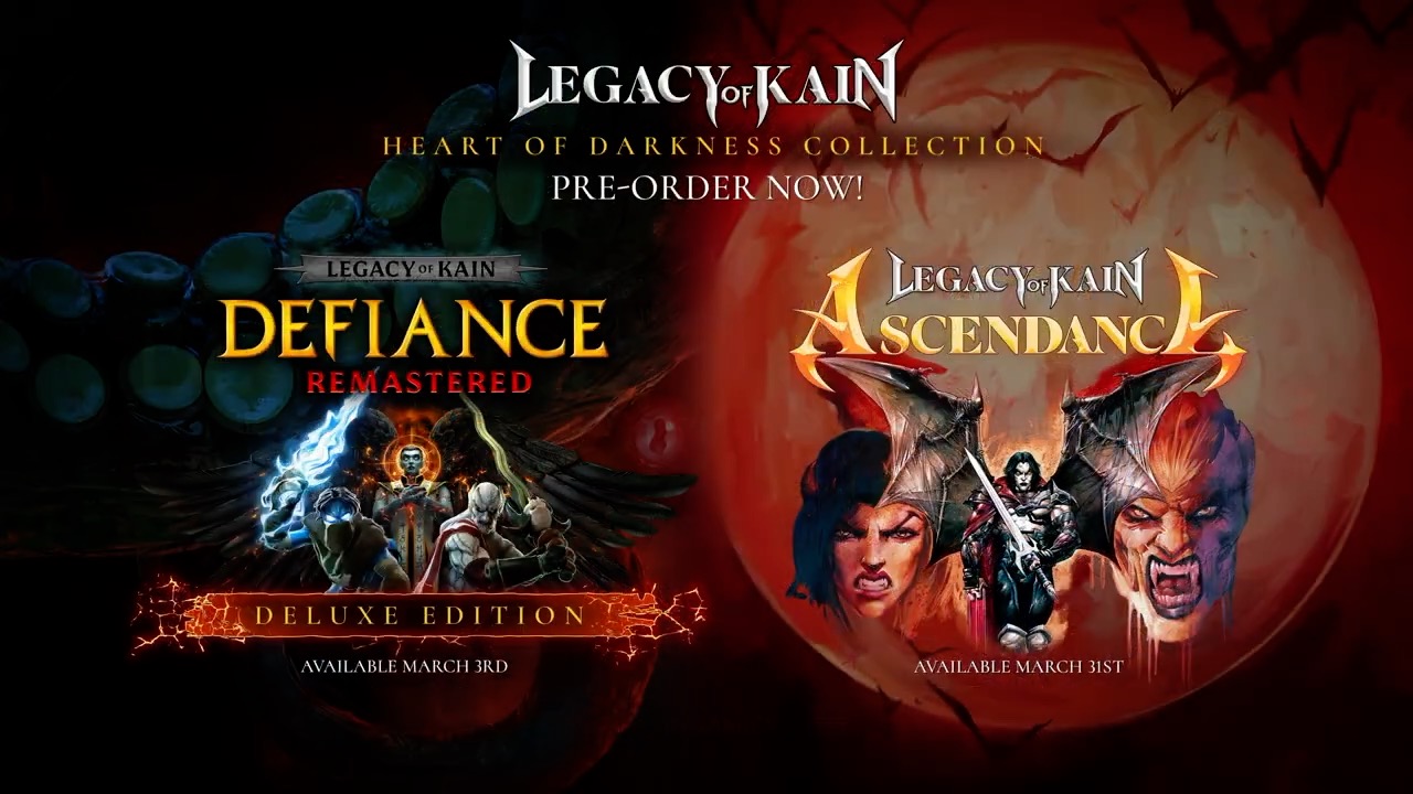 Legacy of Kain Defiance remastered official reveal trailer