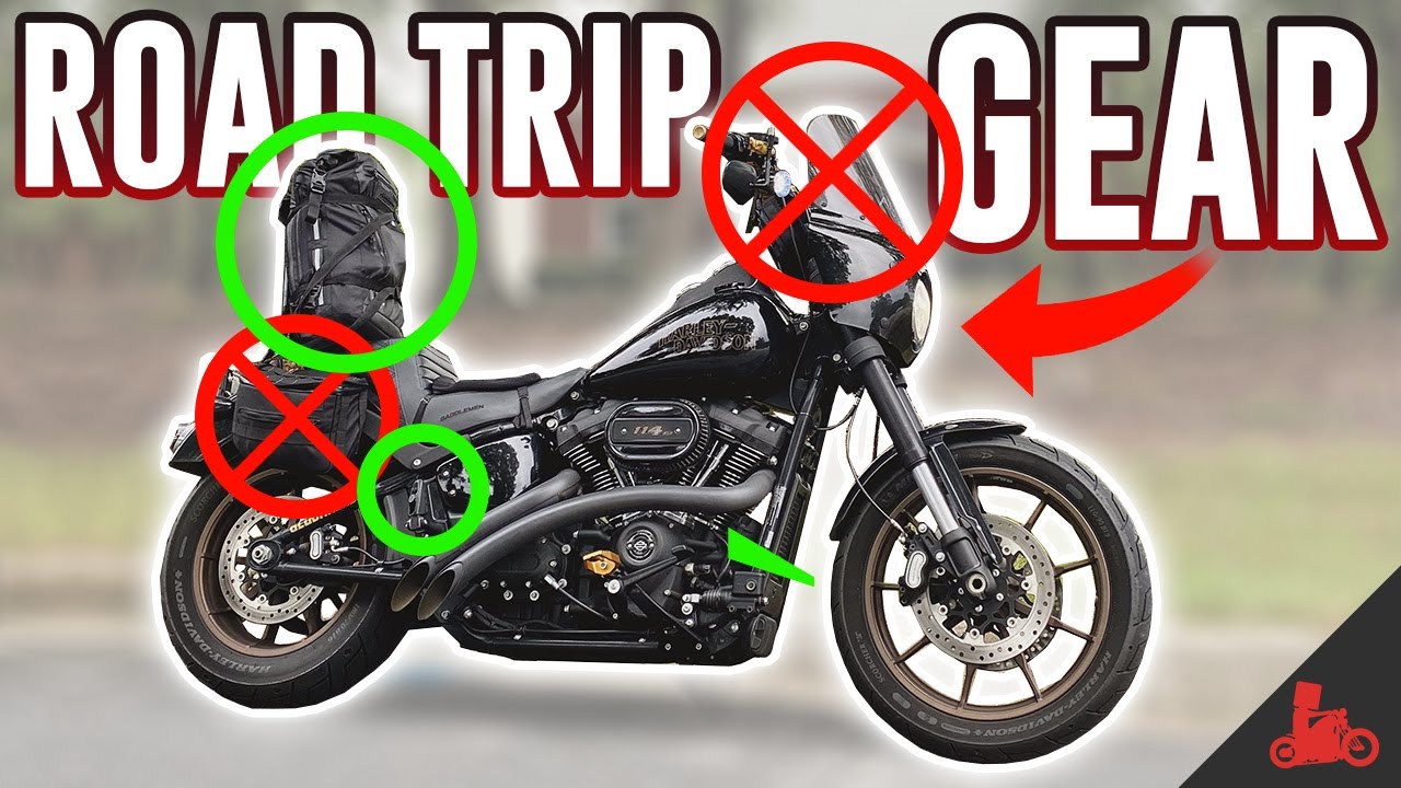 800 mile motorcycle road trip gear & essentials! (Harley Low Rider S)