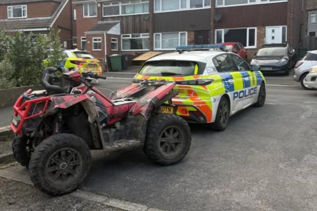 Why police seized this quad bike in West Yorkshire