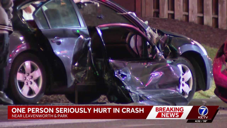Tuesday night crash leaves one person seriously hurt
