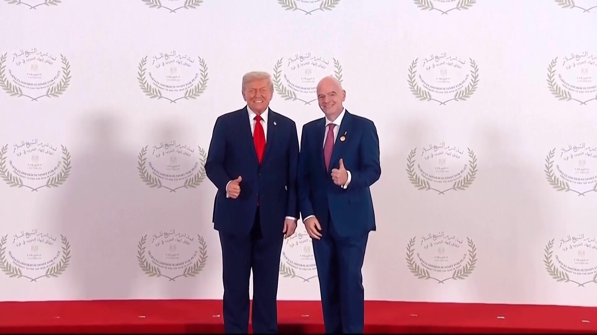 File: Trump says Iran 'welcome' to compete at World Cup - Infantino
