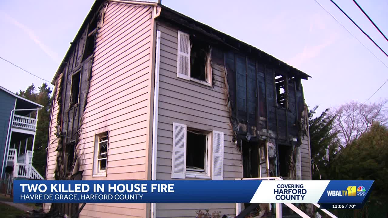 Officials: 2 dead, along with dog in fatal house fire in Havre de Grace