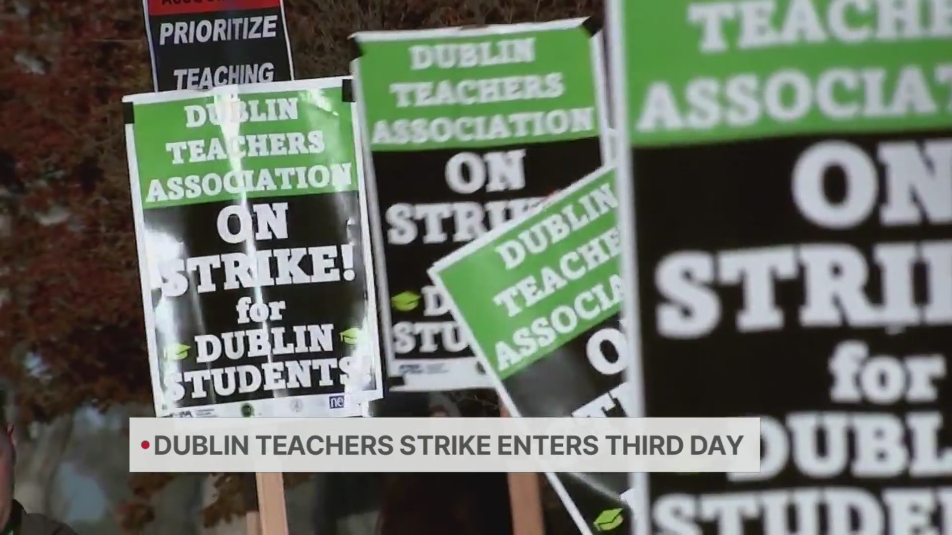 Dublin teachers strike enters third day
