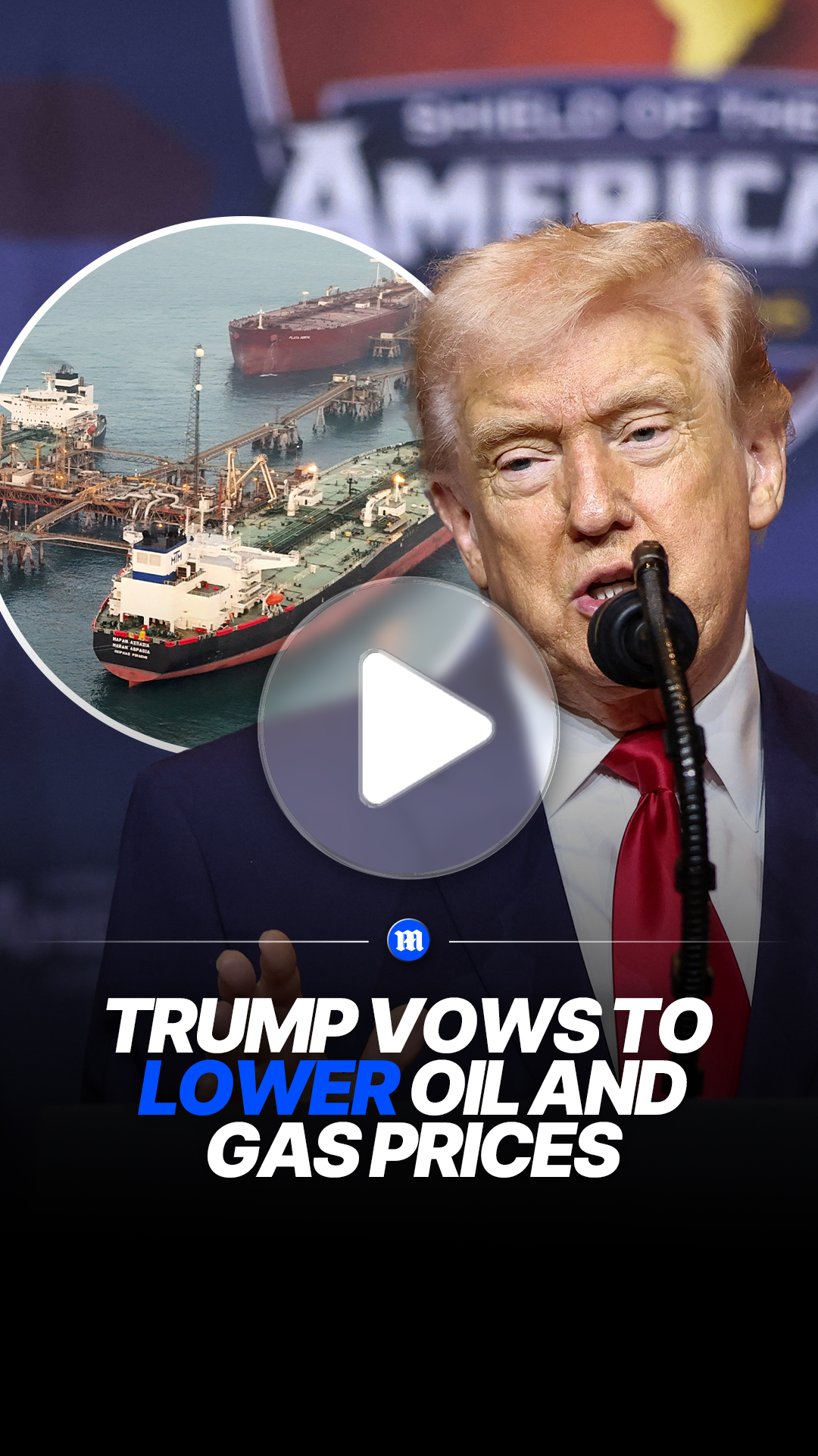 Trump promises lower oil and gas prices for Americans