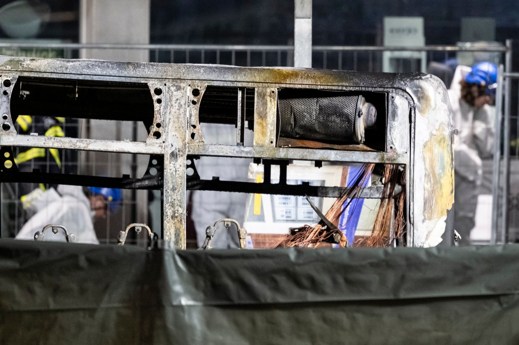 Six die after man 'sets himself on fire' during bus journey