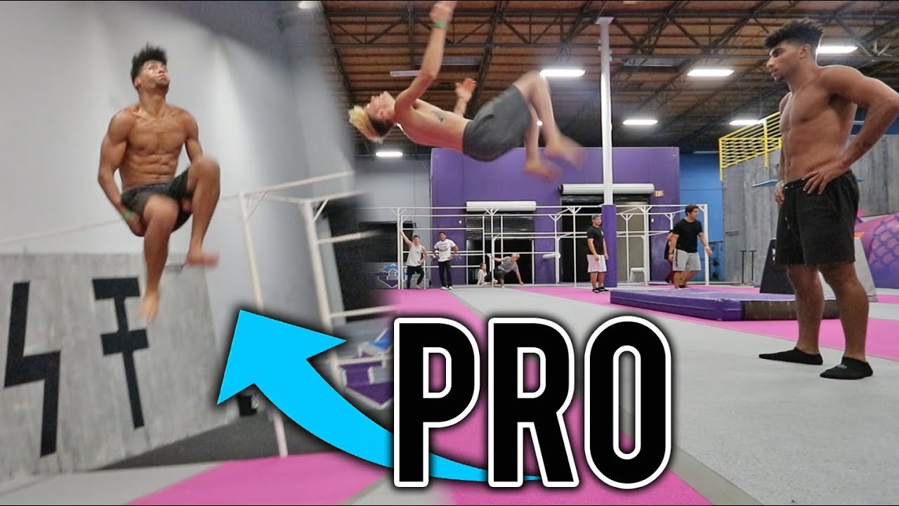 Watch what happens when a professional acrobat trains a beginner in the ...