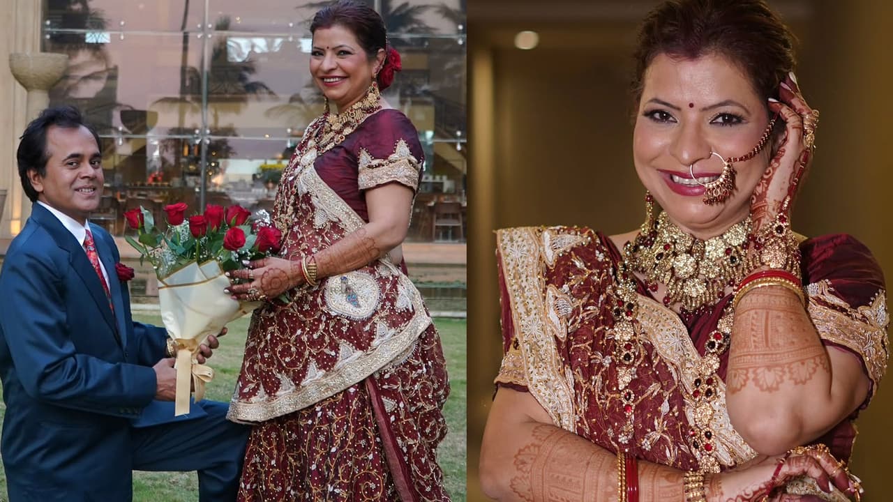 TMKOC fame Jennifer Mistry marks 25 years of marriage, shares bridal ...
