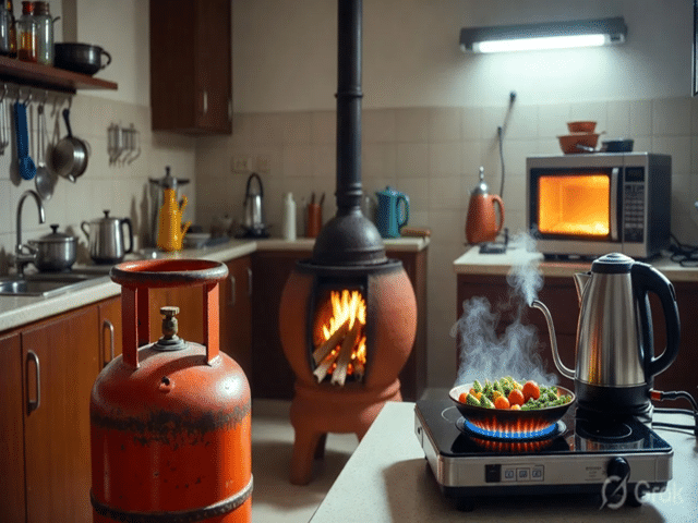 Don't worry if your gas cylinder runs out; you can make tea and food ...