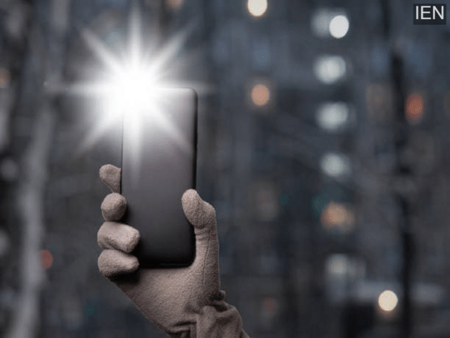 The phone's flashlight doesn't just provide light; it can be useful for ...