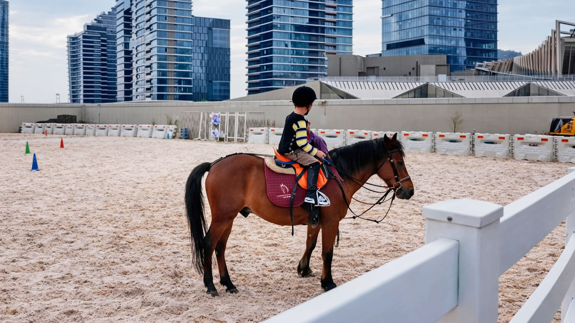 This Urban Area Built A Horse Riding Arena China