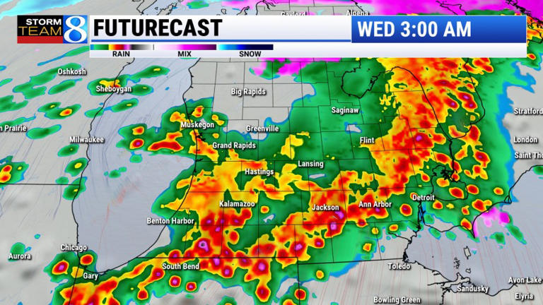Storms bring hail, flooding to West Michigan