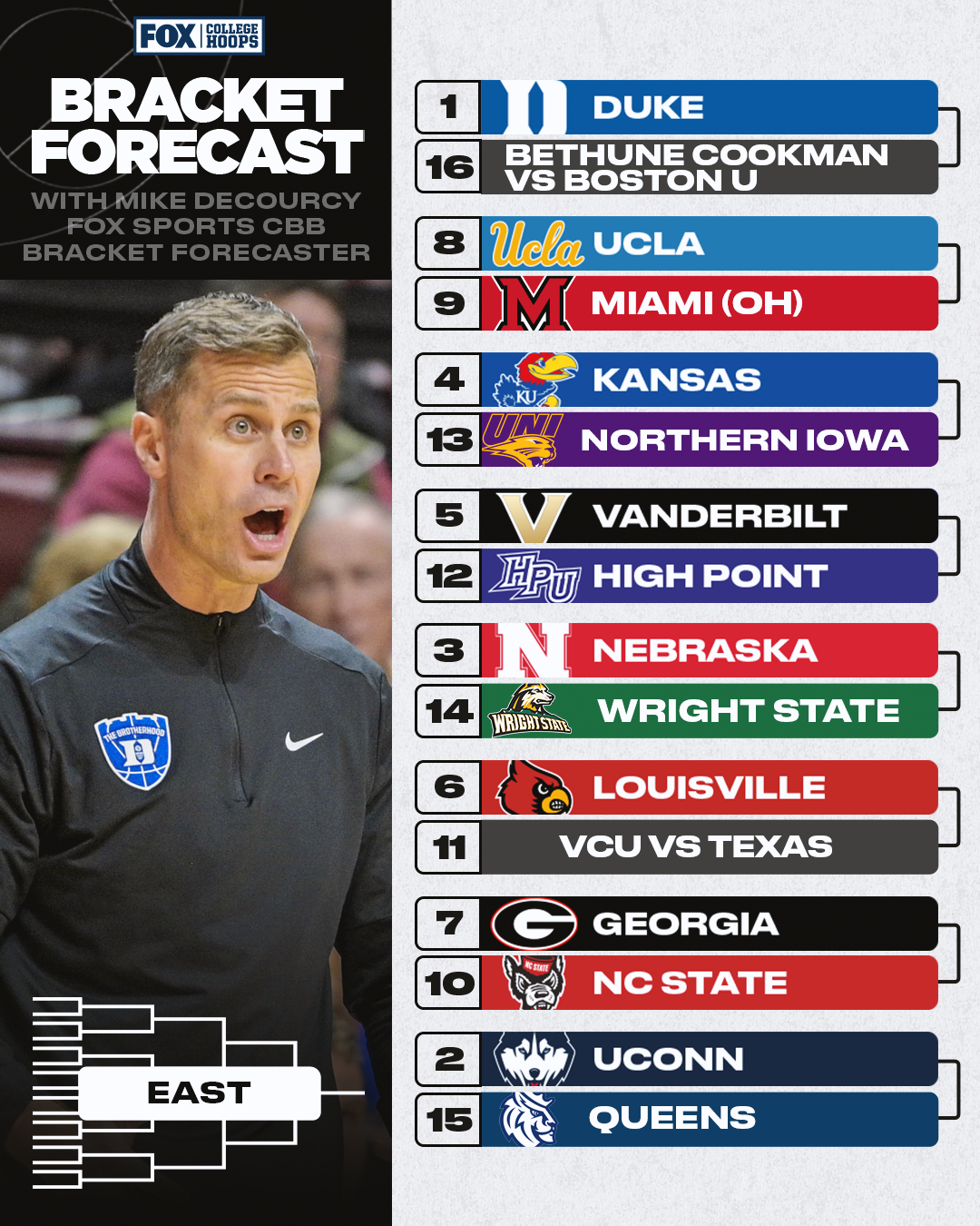 2026 NCAA tournament projections: Florida locked into final No. 1 seed?