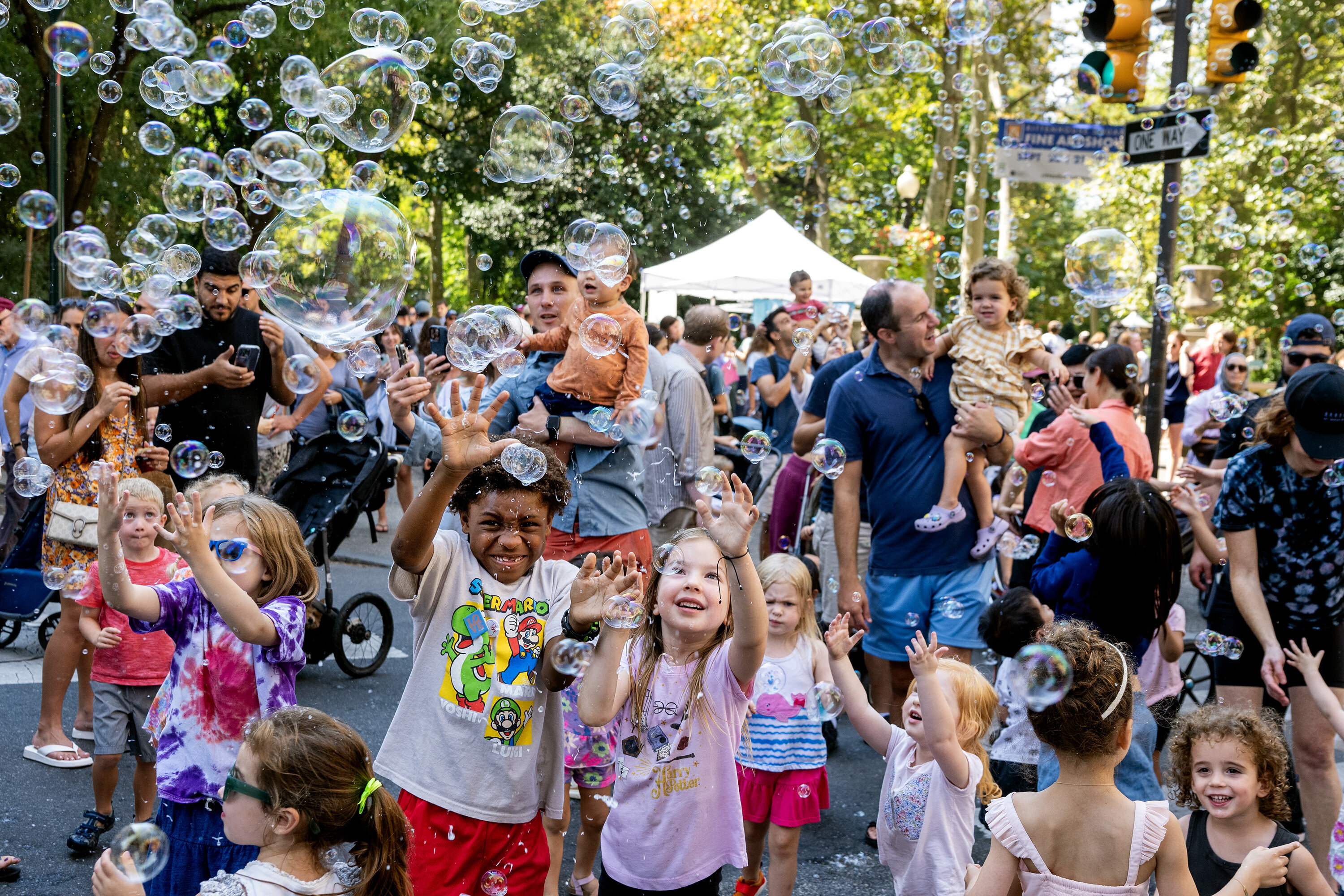 Open streets are back this year in Rittenhouse Square and Midtown Village