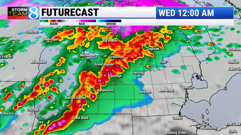 Storms bring hail, flooding to West Michigan