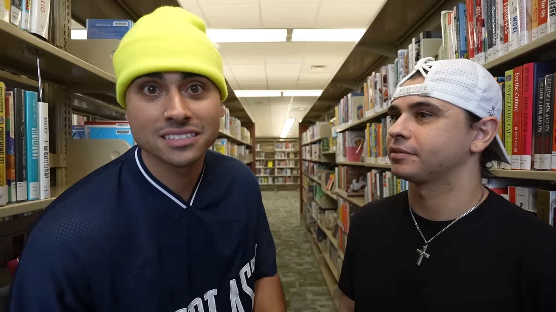 The silent library challenge that turned tense in seconds