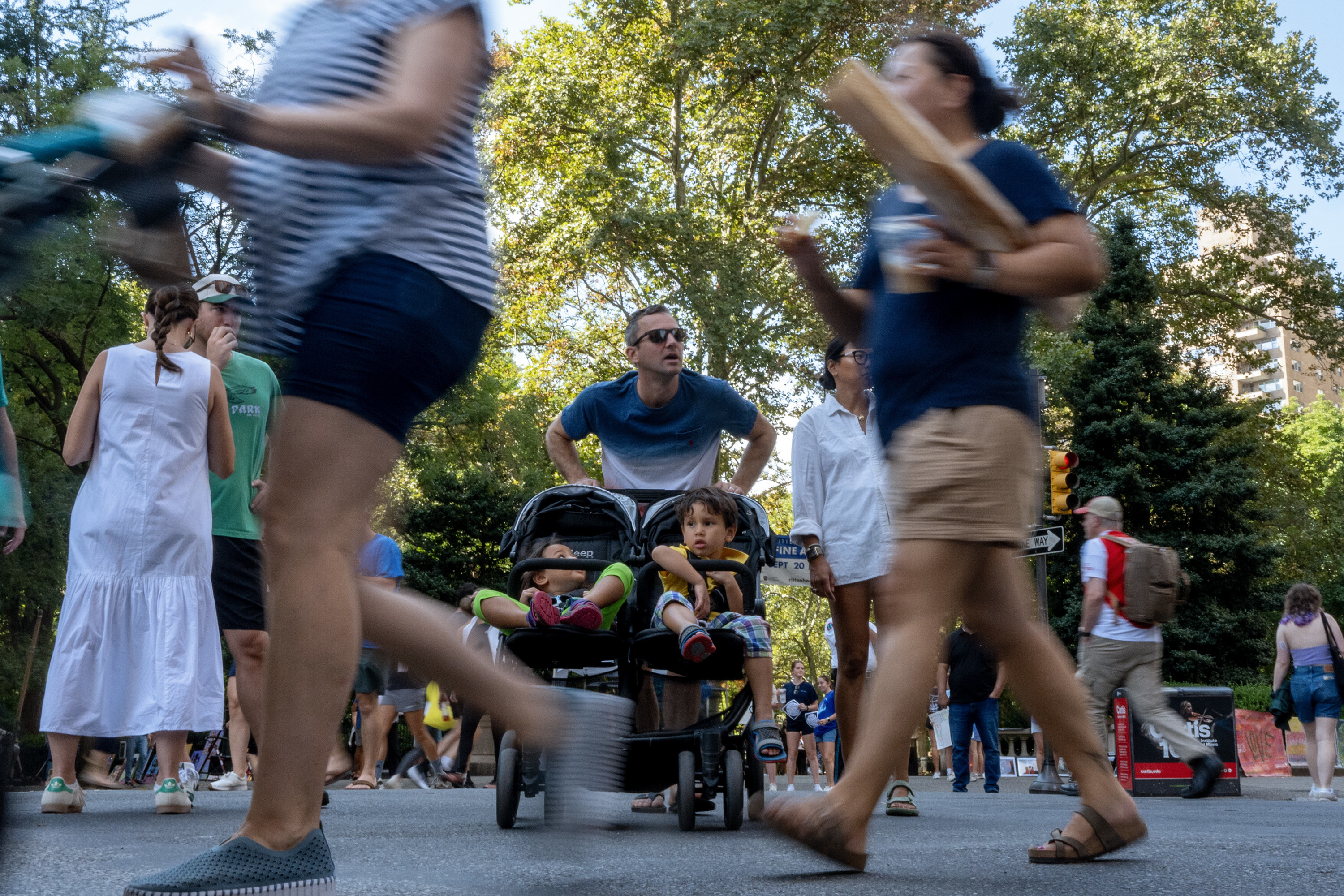 Open streets are back this year in Rittenhouse Square and Midtown Village