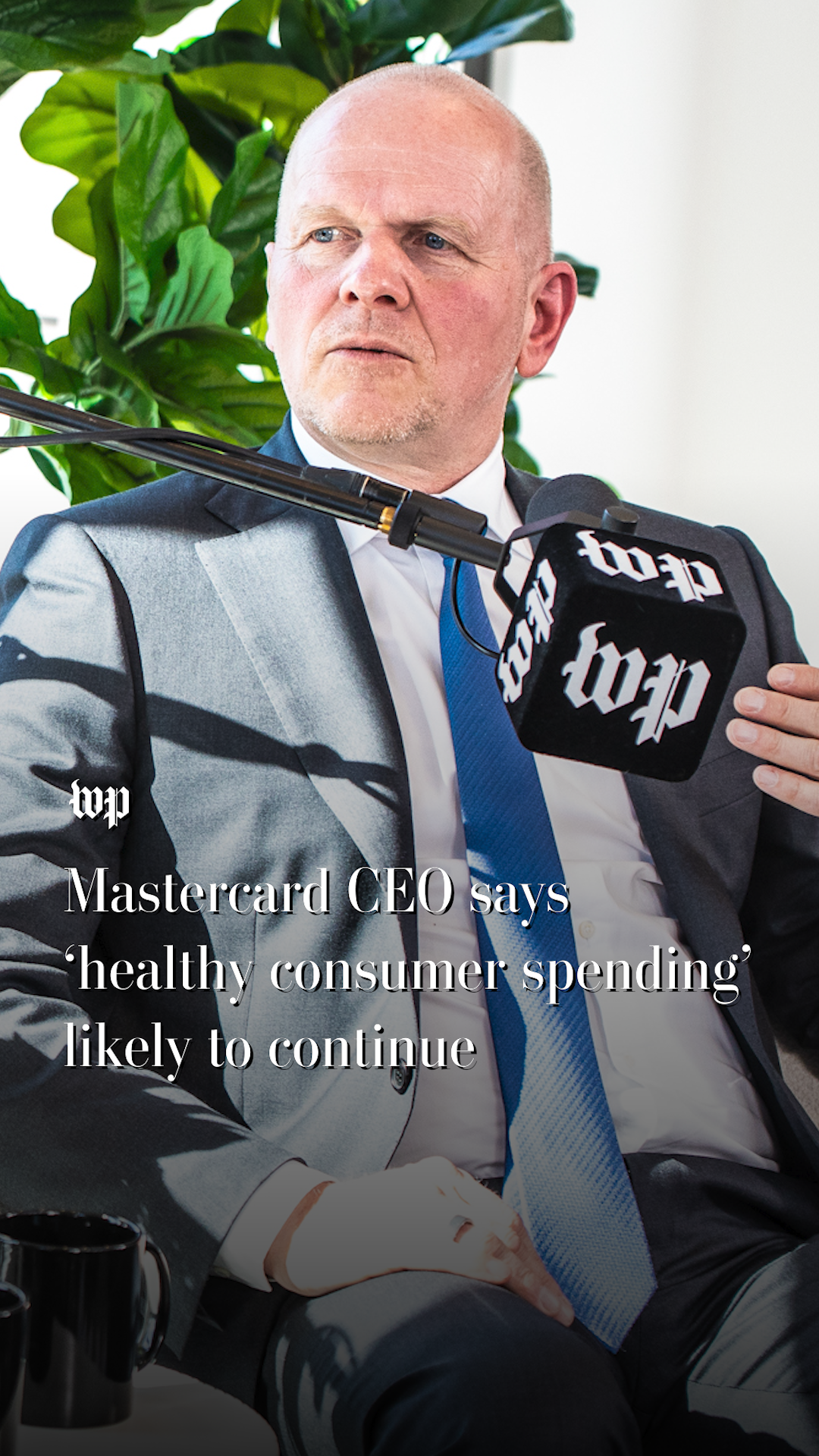 Mastercard CEO: 'Healthy consumer spending' likely continues