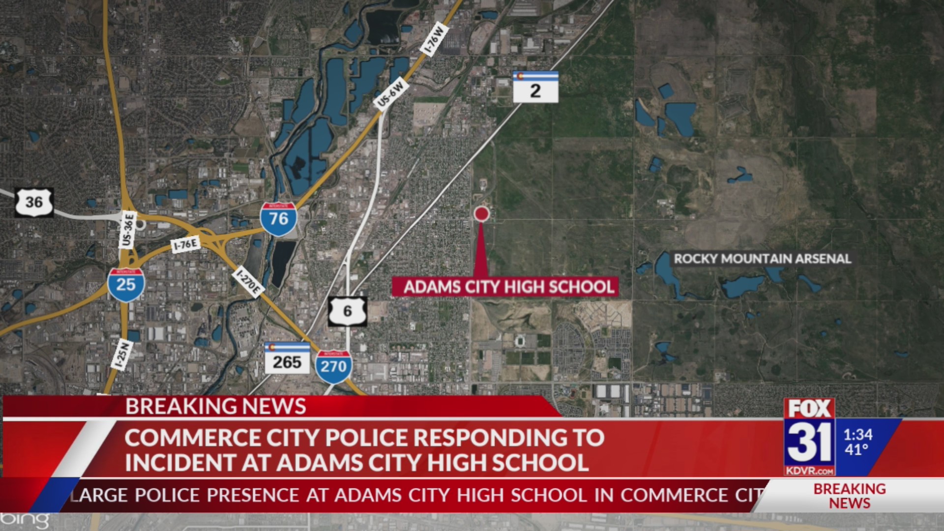 Adams City High School on lockdown while police investigate incident
