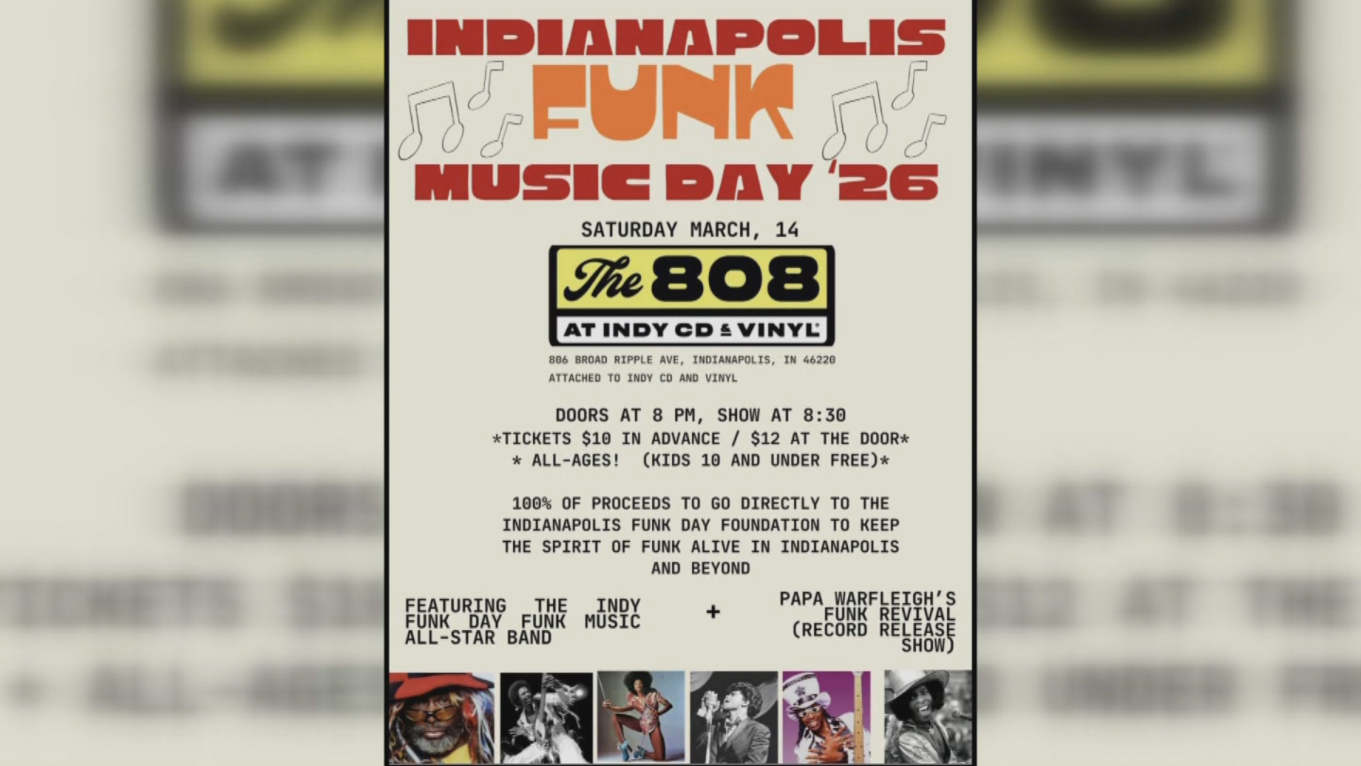 Indy Funk Music Day to showcase city's rich funk heritage