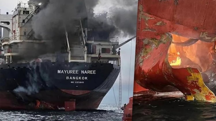 Thai cargo ship attacked near Strait of Hormuz, 23 crew members aboard ...
