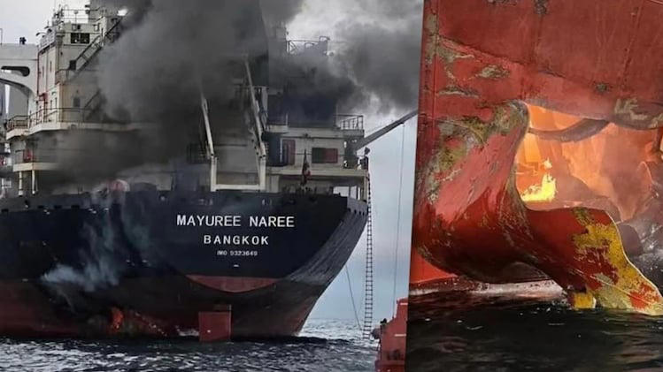Thai cargo ship attacked near Strait of Hormuz, 23 crew members aboard ...