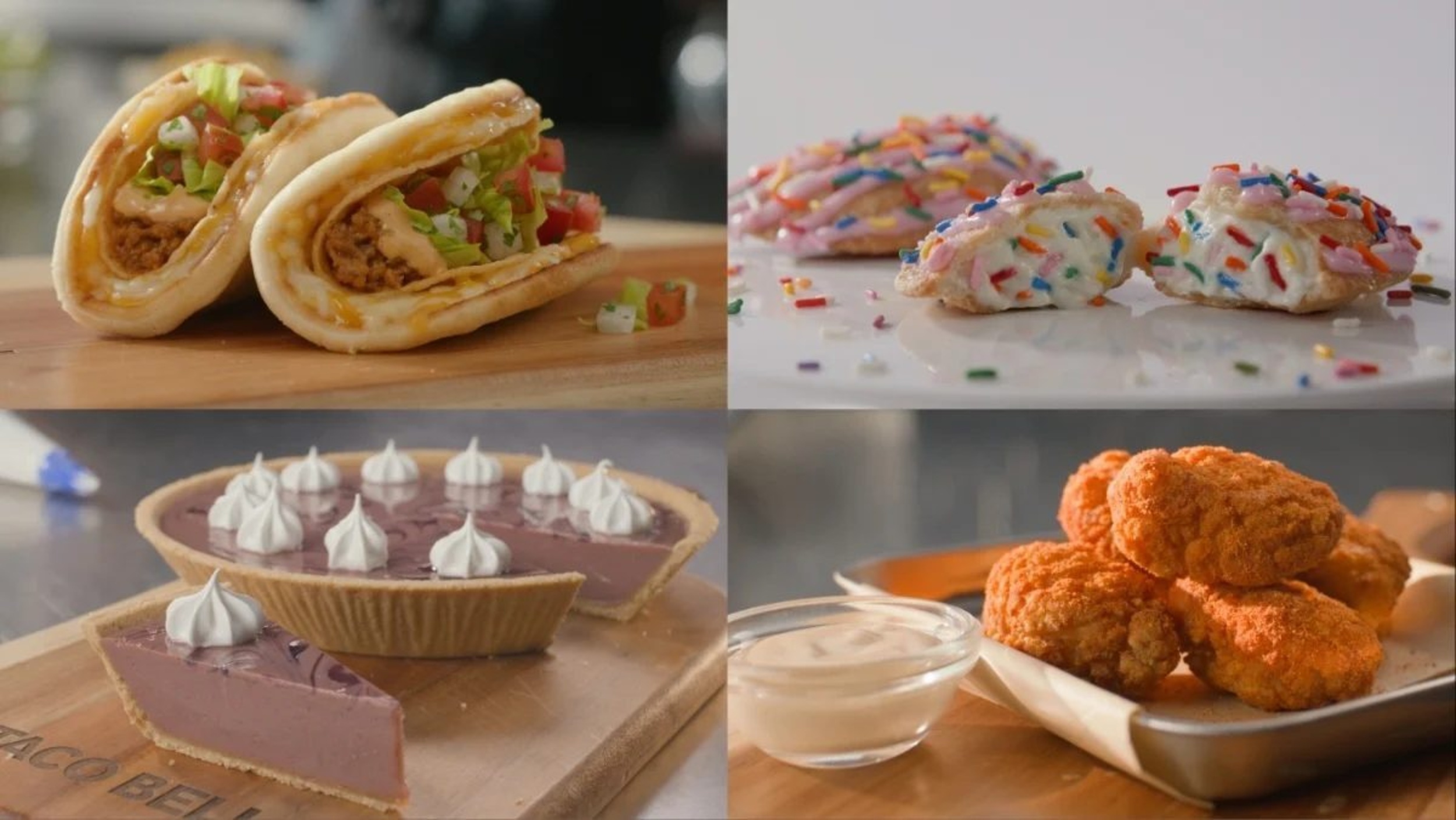 Taco Bell announces new Baja Blast pie, under eye patches, edible sauce ...
