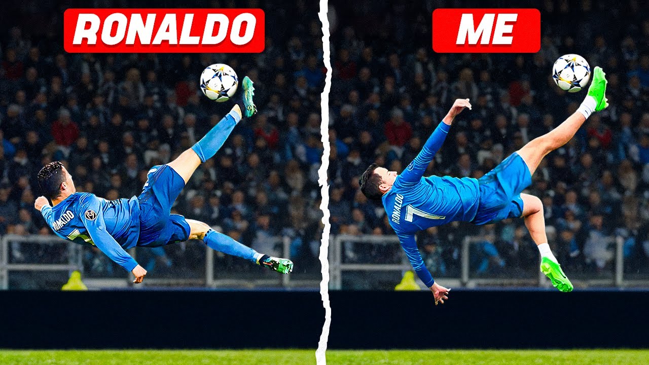 I recreated Ronaldo's best goals