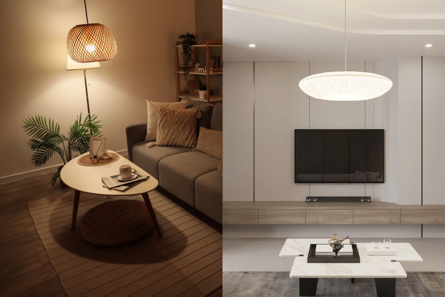 Cách bố trí ánh sáng giúp căn hộ trở nên ấm áp và dễ chịu
