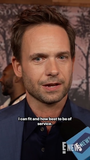 Patrick J Adams suits up for his new title: girl dad
