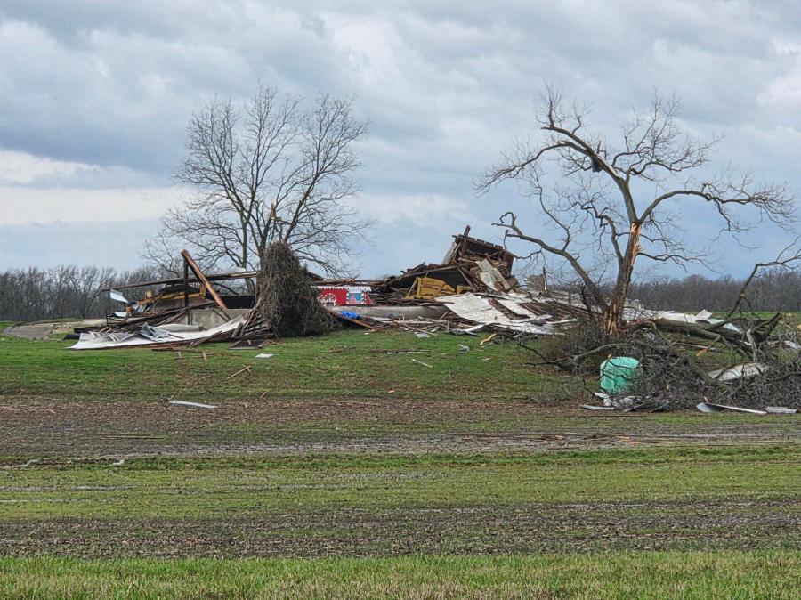 Photos: Severe storms leave widespread damage across Metro East