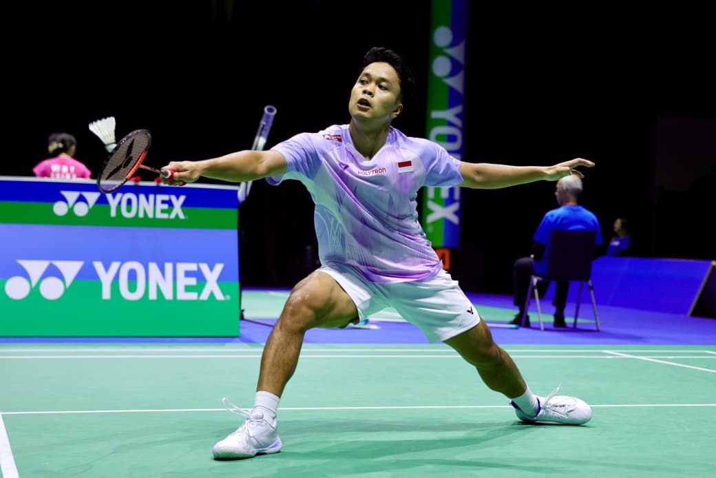 Rekap Swiss Open 2026 - 546 hari penantian Anthony Ginting, selangkah lagi  all Indonesian final dengan Alwi Farhan