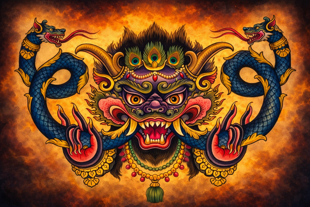 Why temples have a demon above gods? The story of Kirti Mukha