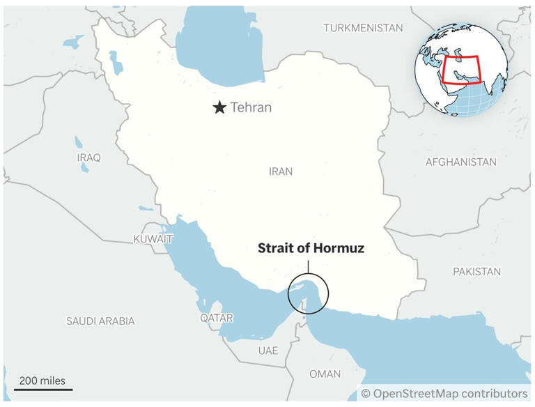 Iran war has blocked the Strait of Hormuz, a vital oil choke point ...