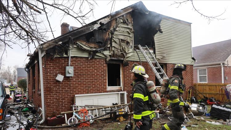 1 adult, 1 child displaced after house fire on Indy's east side