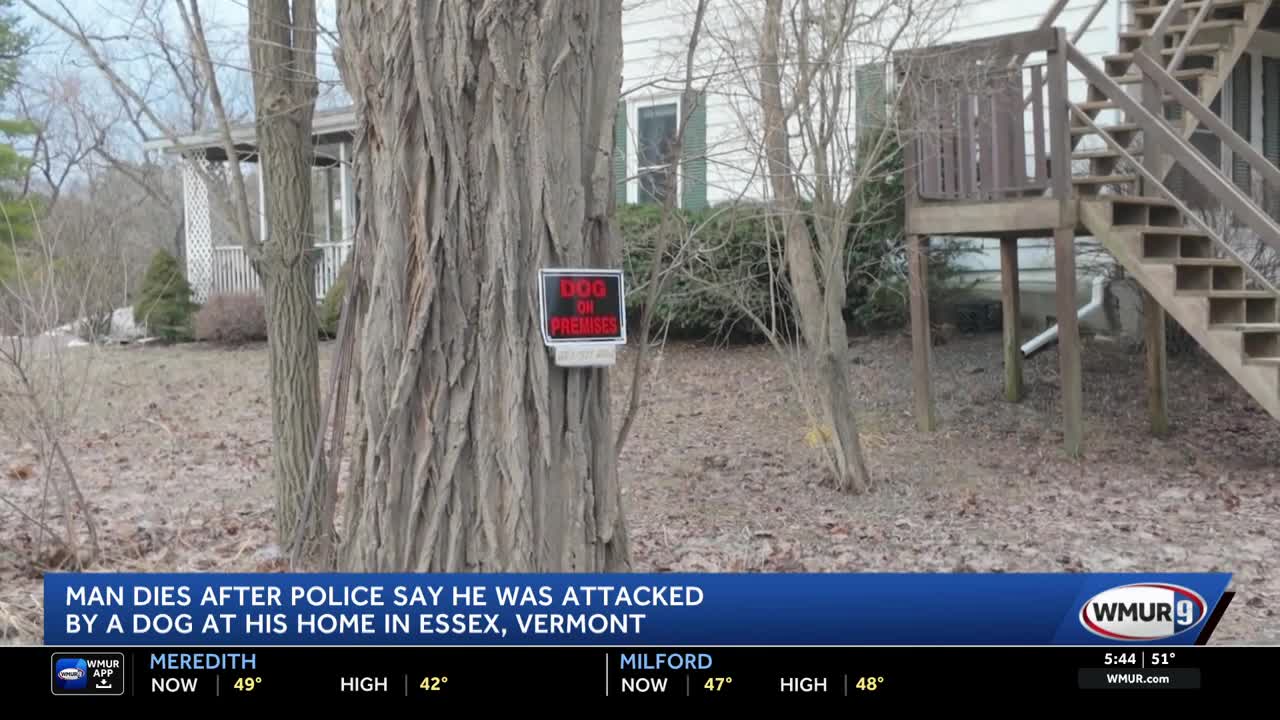 Vermont man dies after dog attack, police say