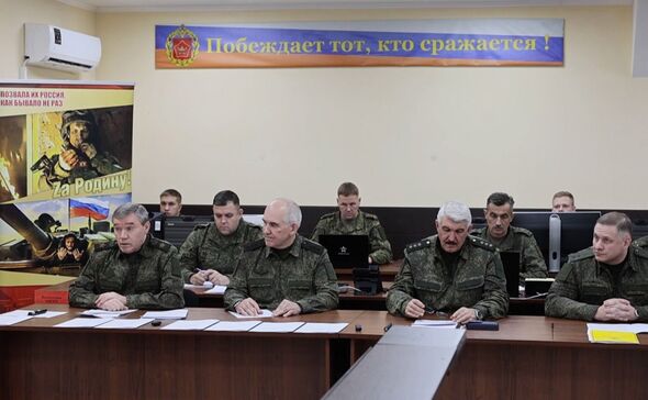 Paranoid Putin's 'frontline' meeting staged in Moscow amid security fears