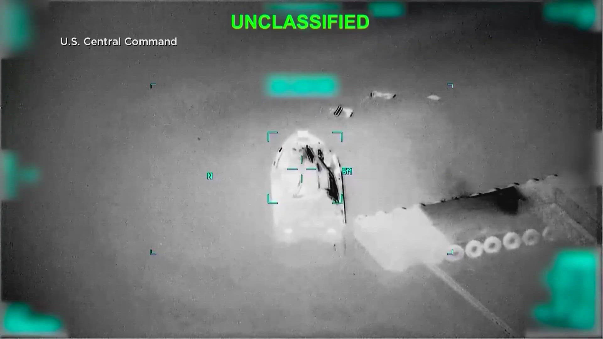 US launches strikes on Iranian ships near Strait of Hormuz