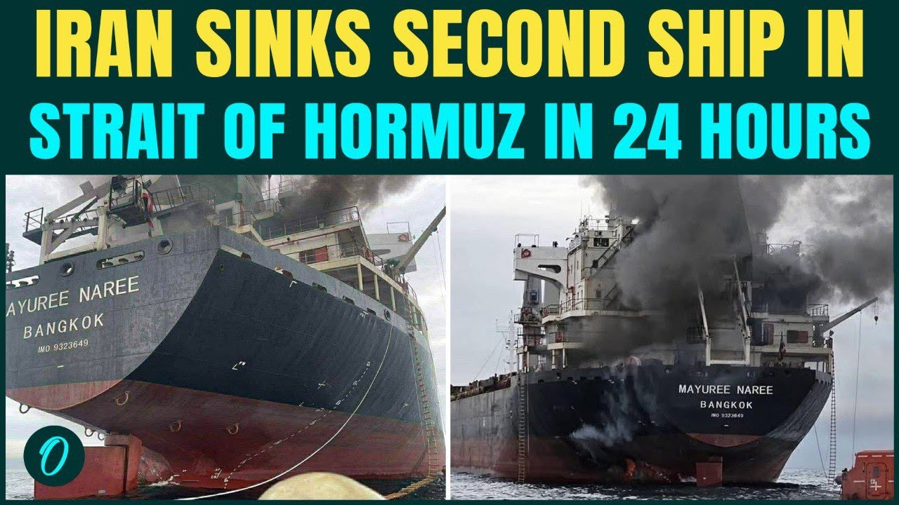 Iran bombs Thai cargo ship heading to India in Strait of Hormuz; 20 ...