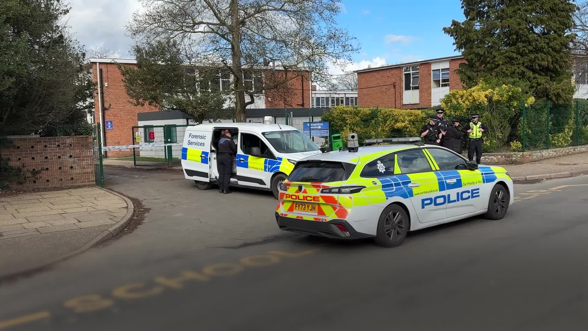 Boy arrested after teenage girl stabbed at secondary school