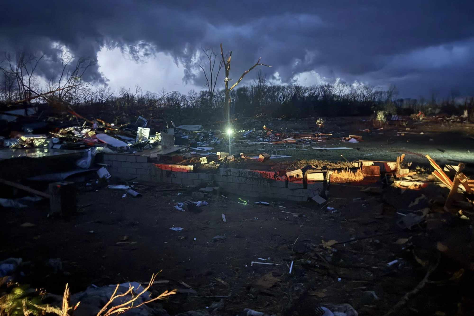 Elderly couple found dead in their home after 'large tornado' struck