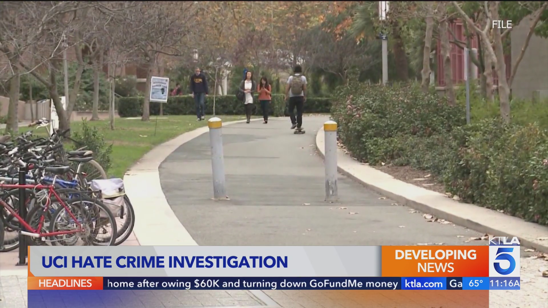 Hate crime investigation underway at UC Irvine