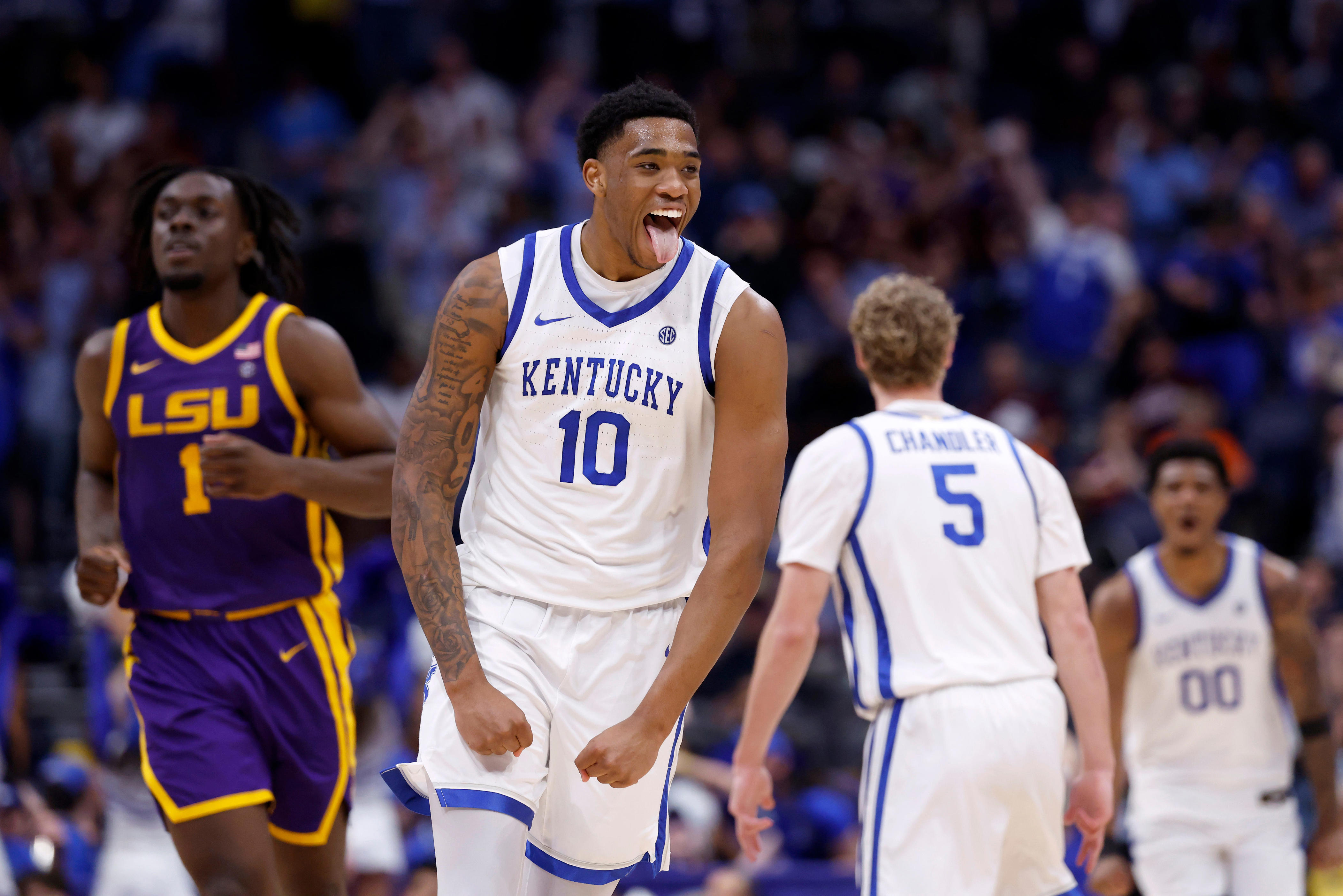 Kentucky basketball reinforcements key in SEC Tournament win over LSU